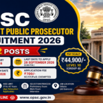 OPSC Assistant Public Prosecutor Recruitment 2026 (172) Post
