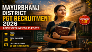 Mayurbhanj District PGT Recruitment 2026 – Apply Offline&hellip;