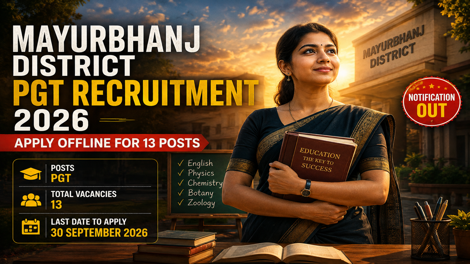 Mayurbhanj District PGT Recruitment 2026&hellip;