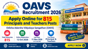 OAVS Recruitment 2026 – Apply Online for 815&hellip;