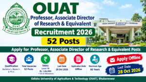 OUAT Professor, Associate Director of Research & Equivalent&hellip;