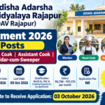 Odisha Adarsha Vidyalaya Rajapur Recruitment 2026: 5 Warden, Cook, Chowkidar Posts