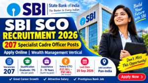 SBI SCO Recruitment 2026 – 207 Specialist Cadre&hellip;