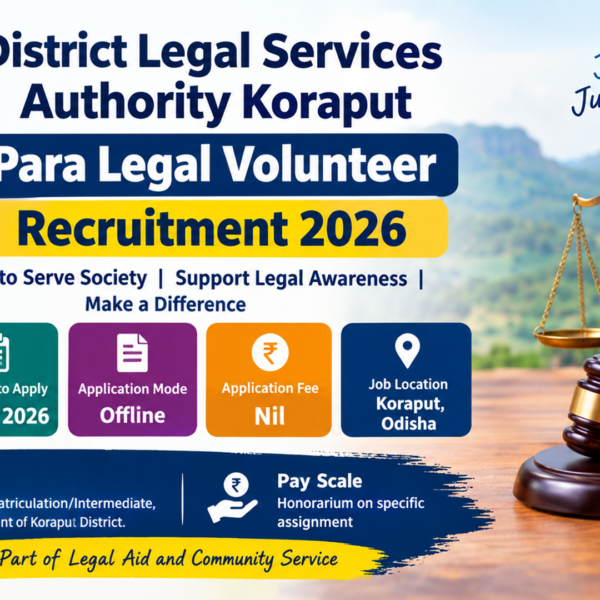 District Legal Services Authority Koraput Para Legal Volunteer…