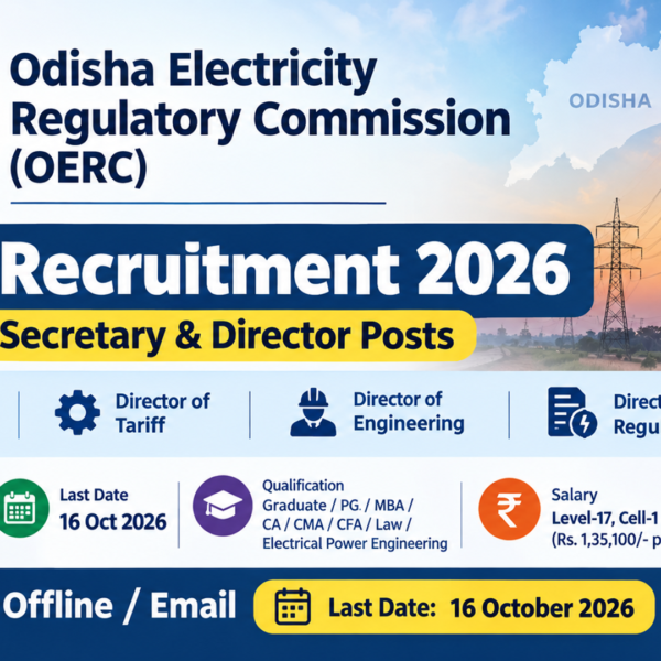 OERC Recruitment 2026 – Apply Offline for 4&hellip;